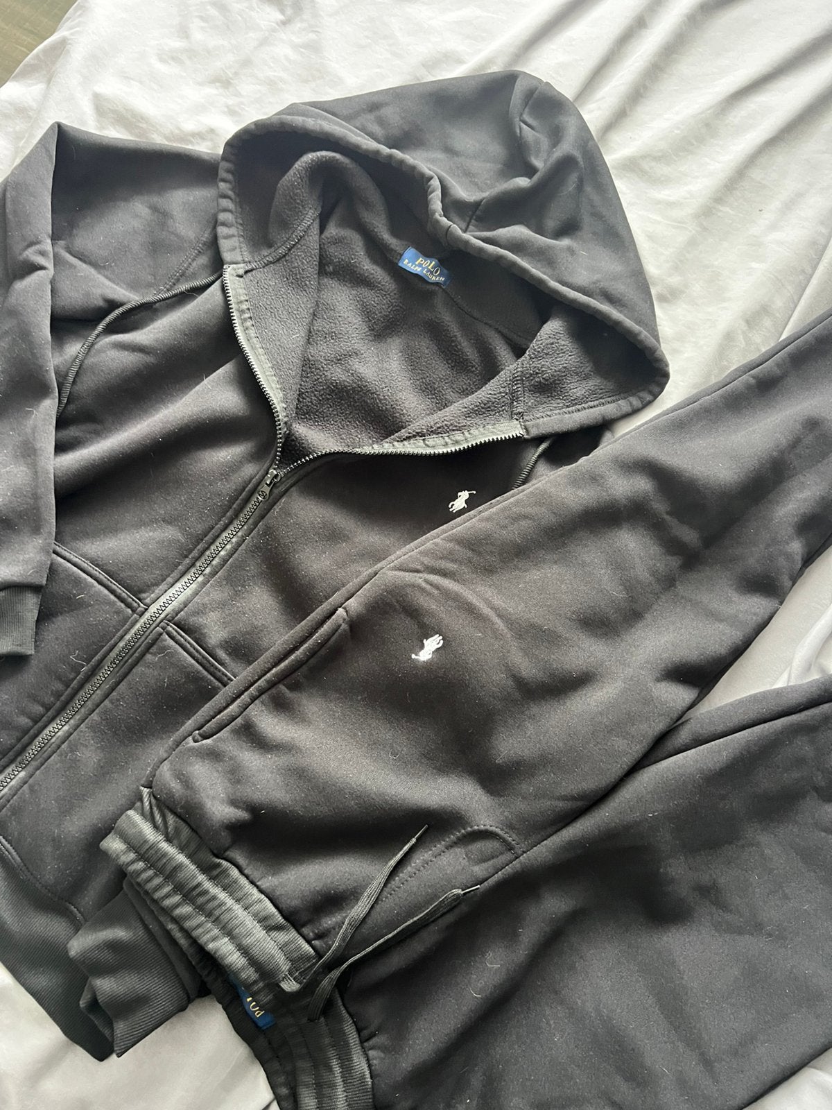 Ralph lauren trainingspak, Ophalen, Zo goed als nieuw, Maat 48/50 (M), Zwart