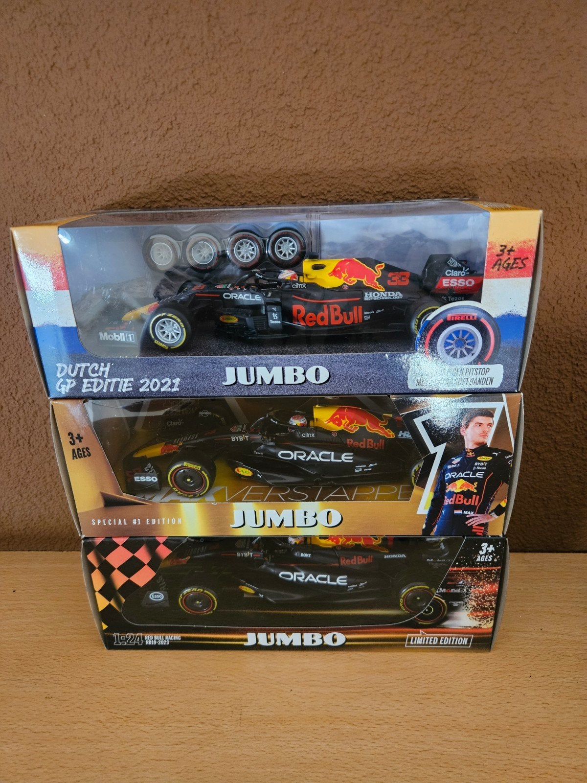 Max Verstappen Red Bull Racing F1 modelauto's (3 stuks), Ophalen of Verzenden, Nieuw, Bburago