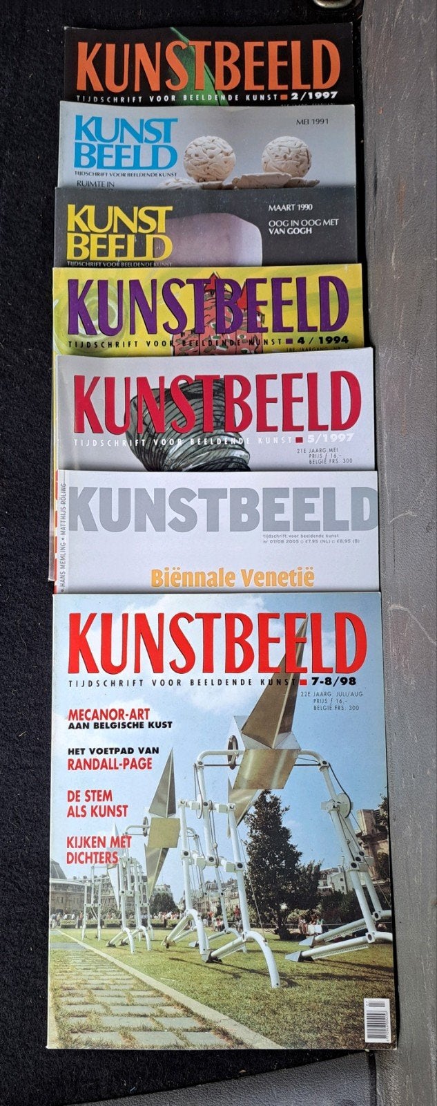 Kunstbeeld Tijdschriften - Diverse Jaren en Uitgaven, Ophalen of Verzenden, Gelezen, Overige typen
