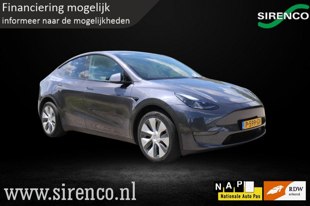 Tesla Model Y Long Range AWD 75 kWh | leder |autopilot | 360, Auto's, Tesla, Automaat, Gebruikt, Zwart, Met garantie (alle)