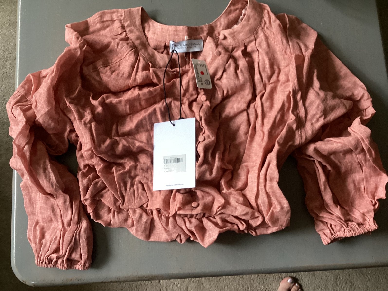 Amaya amsterdam blouse trissy maat xs, Kleding | Dames, Ophalen, Nieuw, Maat 34 (XS) of kleiner, Roze