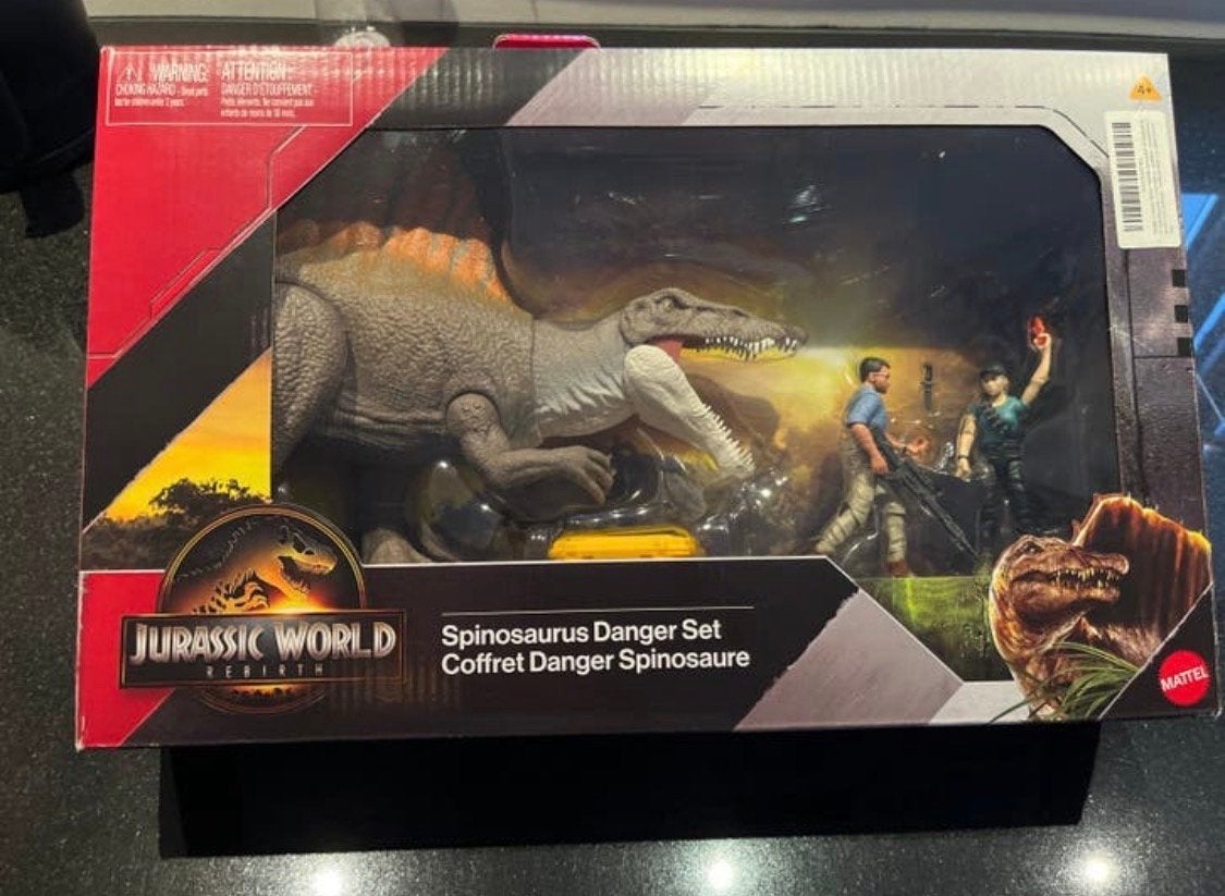 Jurassic World Spinosaurus Danger Set - Nieuw in doos, Ophalen of Verzenden, Nieuw