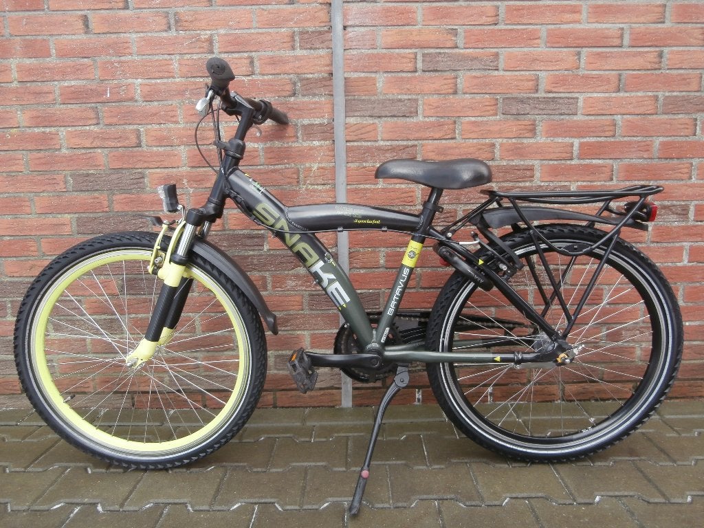 Zeer nette Batavus Snake 24 inch. 3 versnellingen Zwart-geel, Fietsen en Brommers, Fietsen | Jongens, Ophalen, Terugtraprem, 24 inch