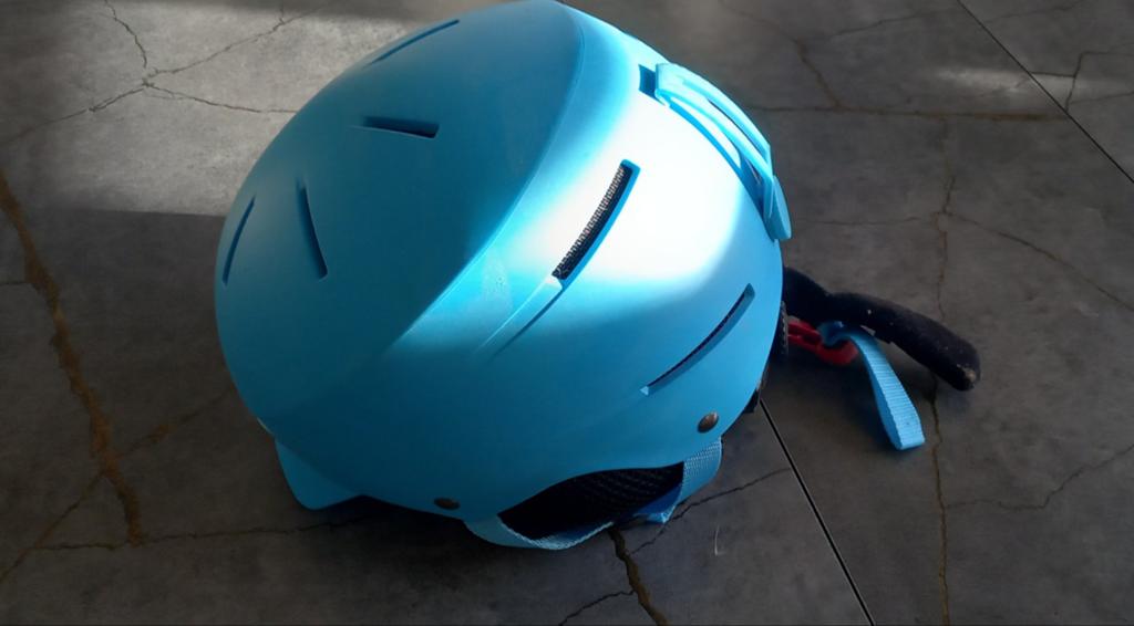 Blauwe skihelm S/M 50-54 cm, Overige merken, Gebruikt, Overige typen, Ophalen of Verzenden