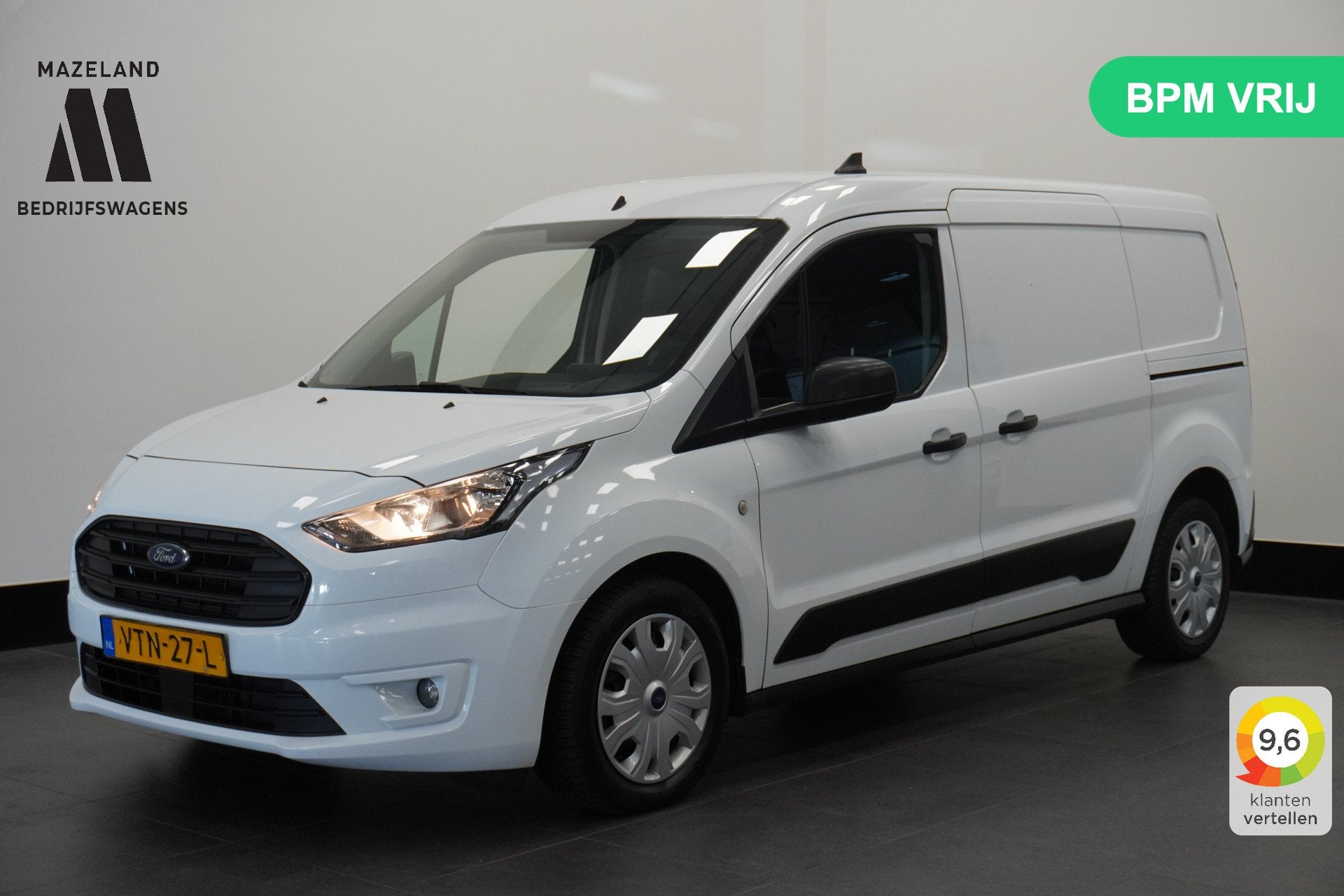 Ford Transit Connect 1.5 EcoBlue 100PK L2 EURO 6 - Airco - N, Voorwielaandrijving, Dealer onderhouden, Gebruikt, 4 cilinders