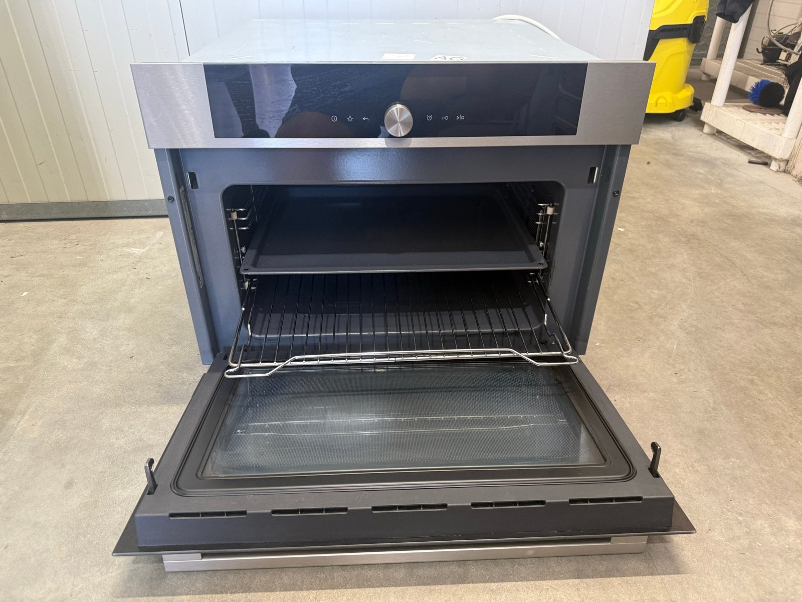 Pelgrim MAC614RVS Inbouw Combi-oven - Zo goed als nieuw, 45 tot 50 cm, Bella, Hete lucht, Pelgrim
