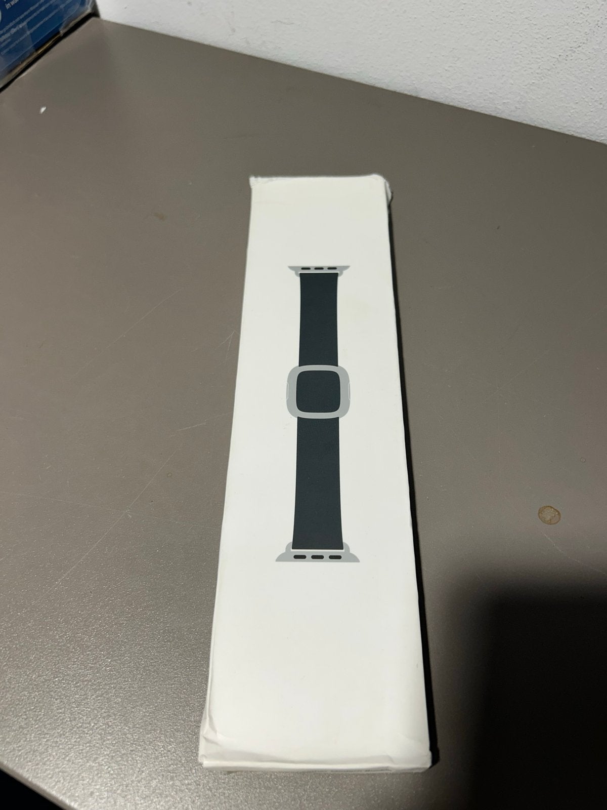 Apple Watch Modern Buckle band - Forest Green, Leer, Polshorloge, Zo goed als nieuw, Ophalen