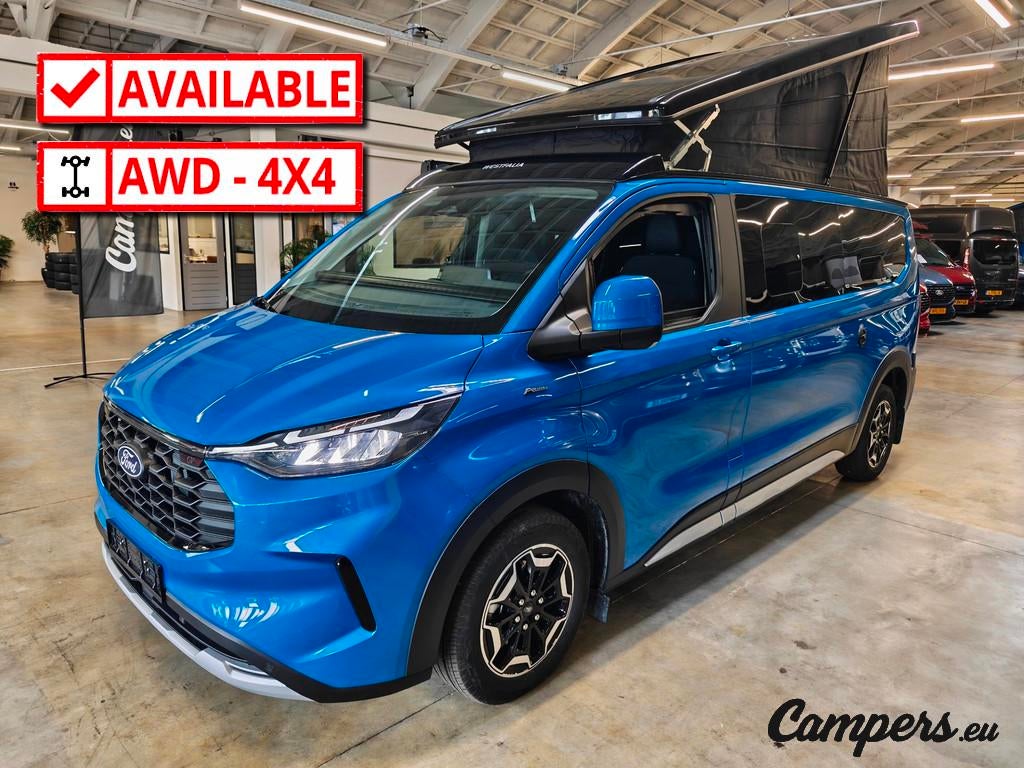Ford Nugget L2 Plus ACTIVE AWD 170PK A8 AUT, Buscamper of Camperbus, Navigatie, Bedrijf, Diesel