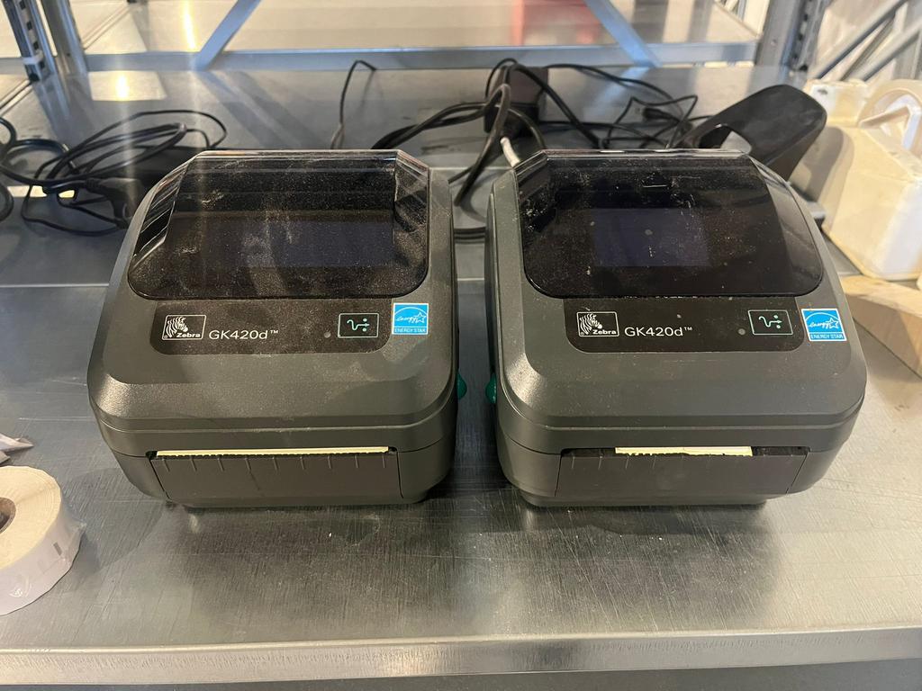 ZEBRA LABELPRINTER GK420D (MET ADAPTER), Computers en Software, Labelprinters, Ophalen of Verzenden