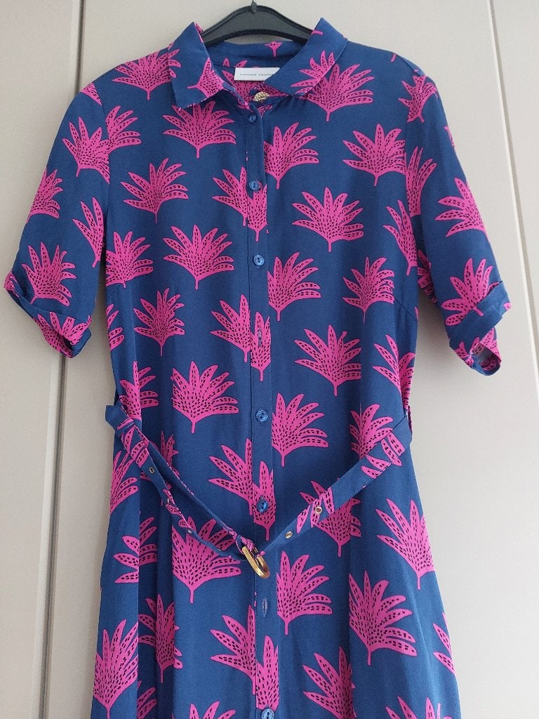 Fabienne Chapot lange jurk in nieuwstaat maat S, Blauw, Ophalen of Verzenden, Zo goed als nieuw, Fabienne Chapot