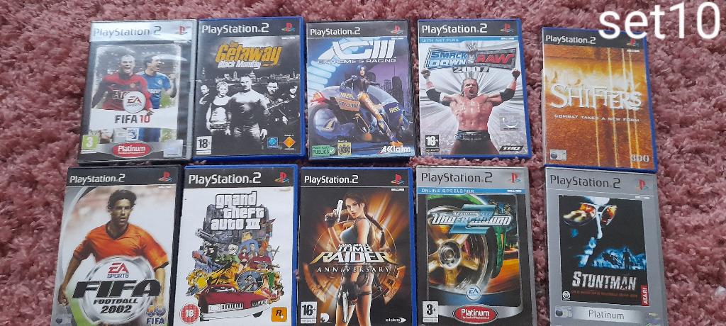 ps2 games x7 set 10, 1 speler, Ophalen of Verzenden, Gebruikt, Vanaf 3 jaar