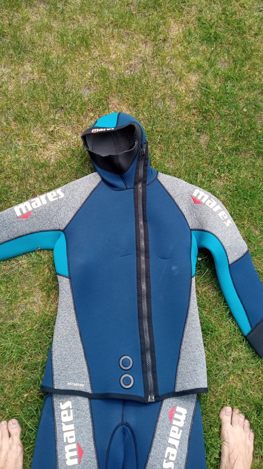 Mares Dubbel 7mm tweedelig wetsuit - Goede staat, Ophalen of Verzenden