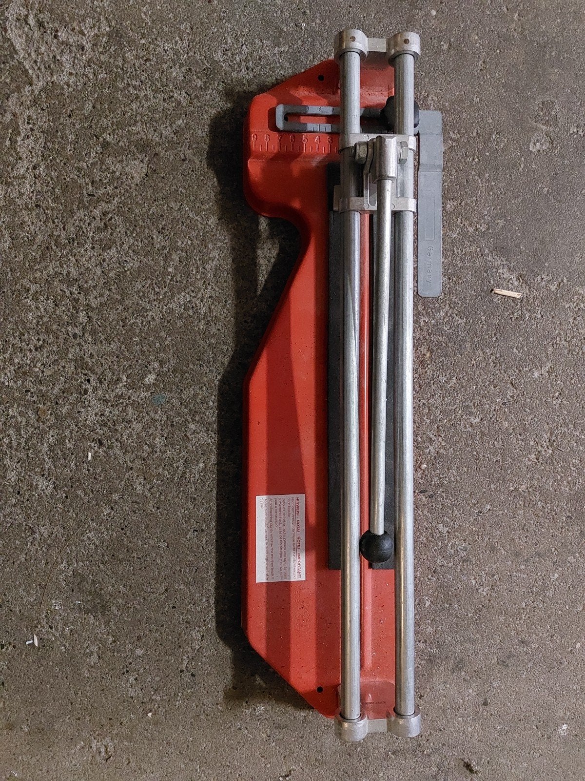 Tegelsnijder - Handig gereedschap voor tegelwerk, Doe-het-zelf en Verbouw, Tegels, Ophalen, Gebruikt