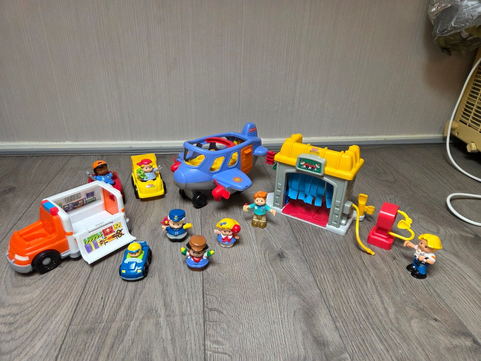 Fisher-Price Little People Voertuigen & Figuren Speelset, Ophalen, Gebruikt