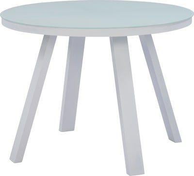 Intratuin eettafel Levi wit D 100 H 76 cm Intratuin, Tuin en Terras, Tuintafels, Ophalen, Nieuw, Rond, Aluminium