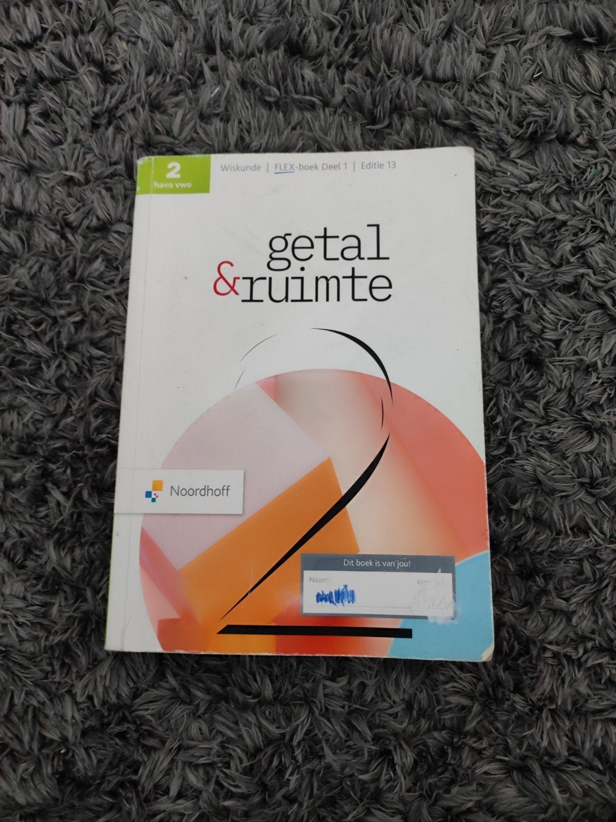 Getal & Ruimte Wiskunde FLEX-boek Deel 1 Ed. 13 havo/vwo 2, Boeken, Schoolboeken, Ophalen of Verzenden, Zo goed als nieuw, HAVO