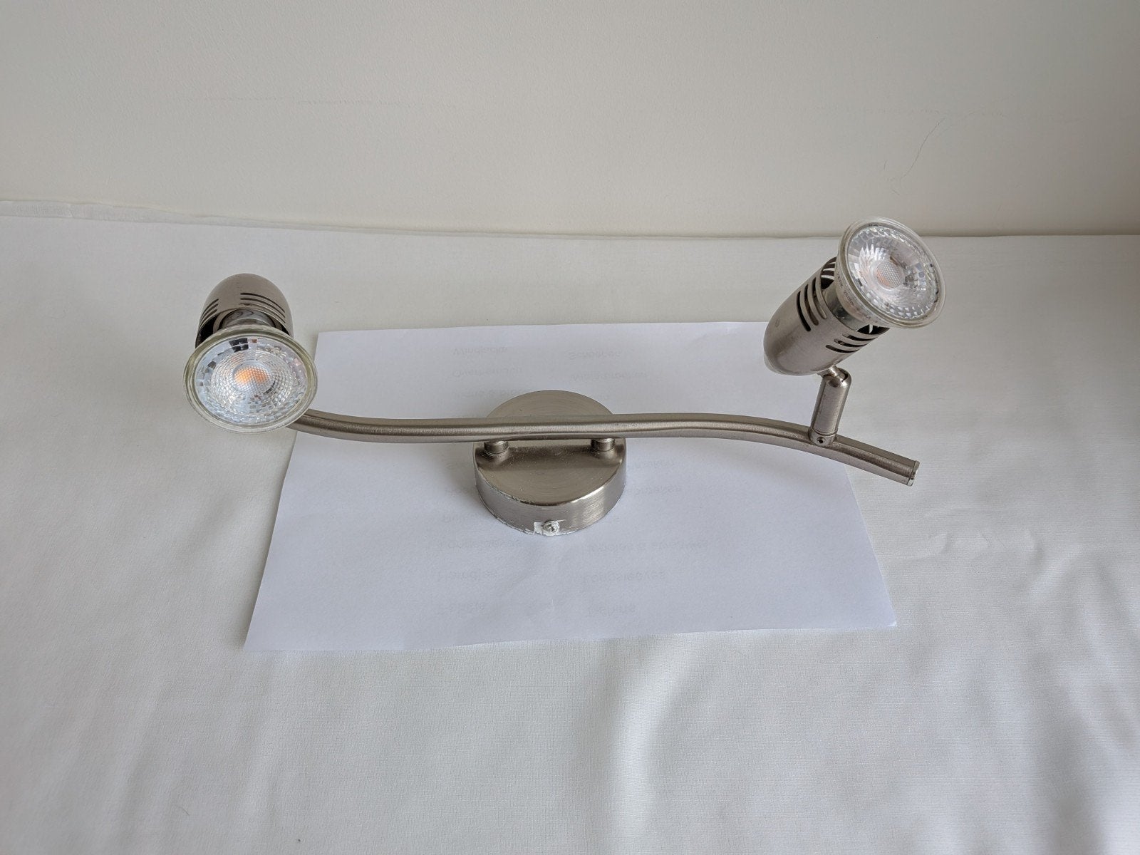 Moderne LED Opbouwspots GU10 - Set van 3 stuks, Gebruikt, Geschikt voor plafondmontage, GU10, Opbouwspot