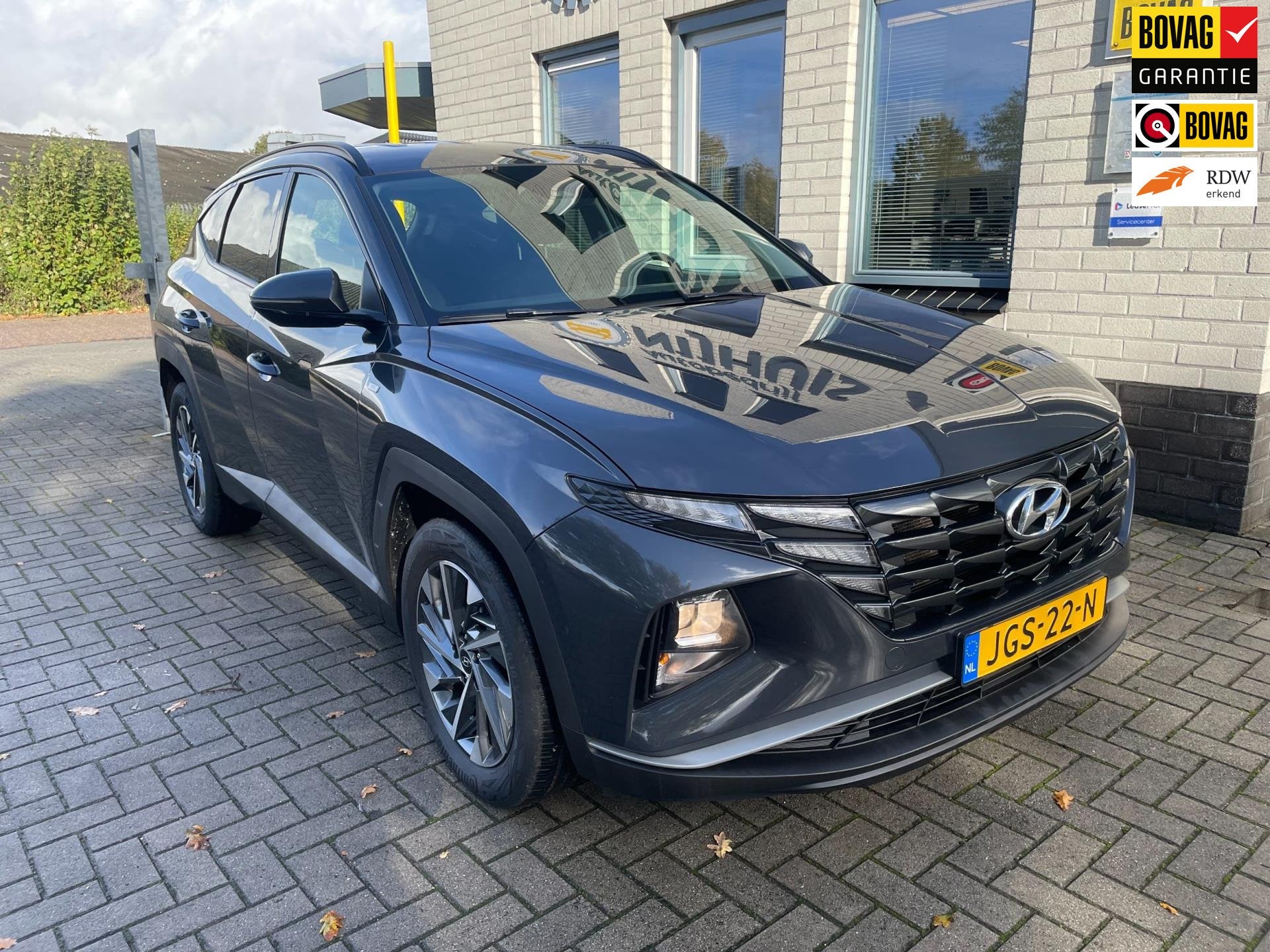 Hyundai TUCSON 1.6 T-GDI MHEV i-Motion / Automaat / Camera /, Auto's, Hyundai, Stof, Gebruikt, 4 cilinders, 150 pk
