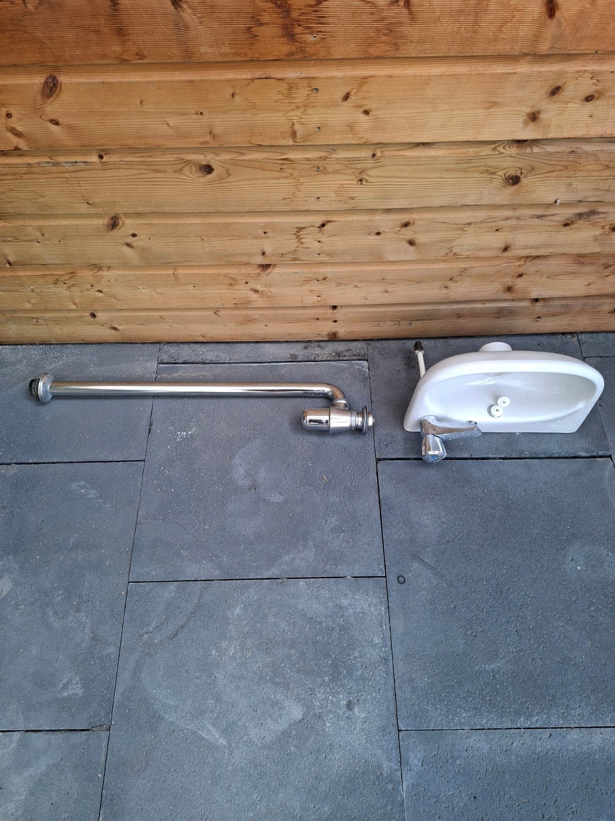 Wasbakje voor wc, Ophalen, Gebruikt, Rvs, Wastafel