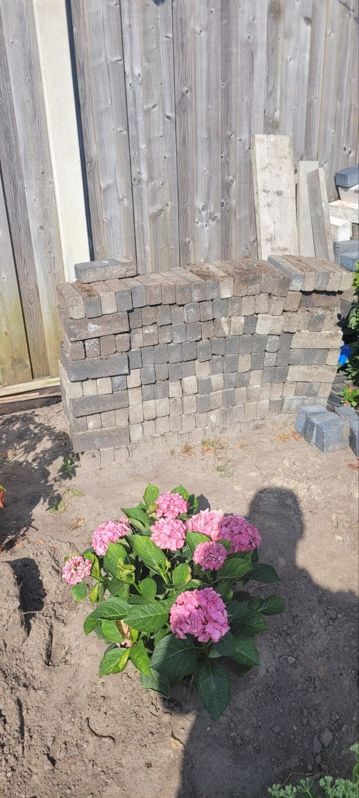 Klinkers waalformaat gratis ophalen, Tuin en Terras, Ophalen, Beton, Klinkers