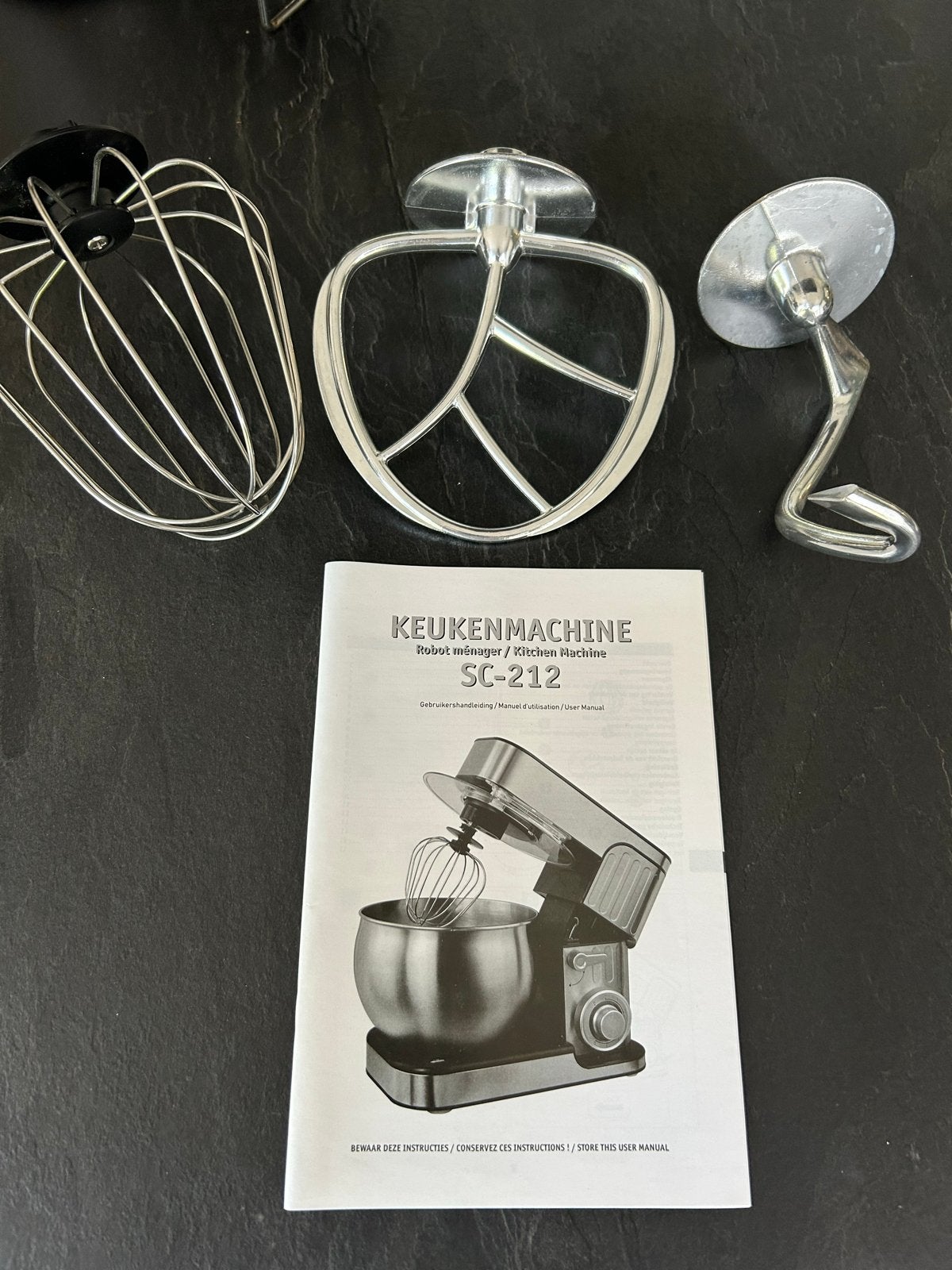 Keukenmachine SC-212 - Zo goed als nieuw, 2 tot 3 liter, Ophalen, Zo goed als nieuw, 3 snelheden of meer
