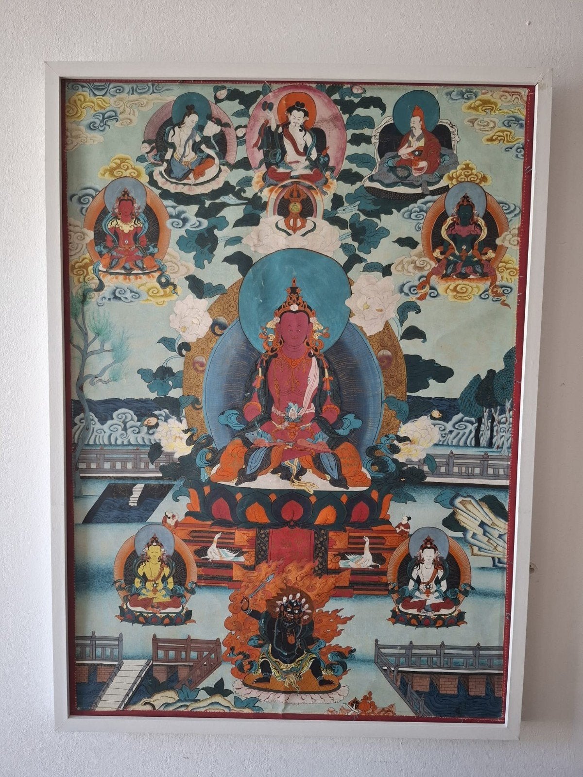 Tibetaans, Tibet, Ophalen of Verzenden, Ritueel object, Geschilderd