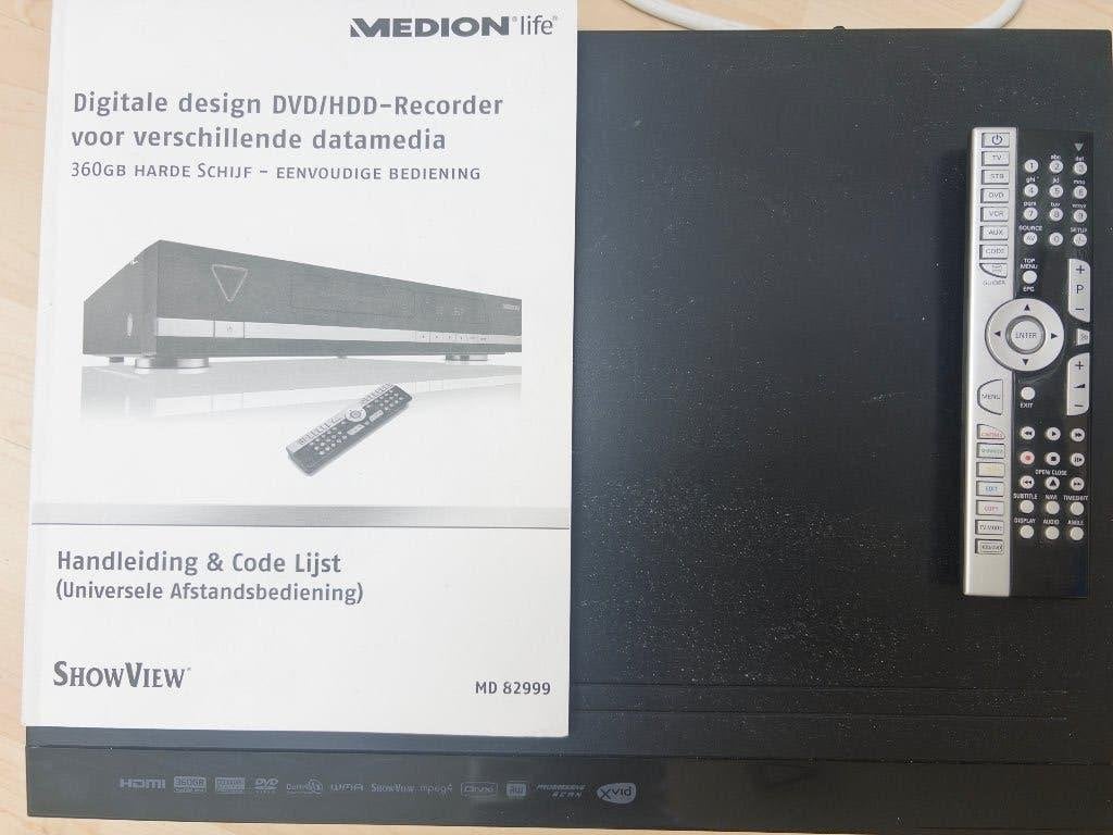 Medion dvd - hd recorder, Gebruikt, Met harddisk, Dvd-recorder, Ophalen