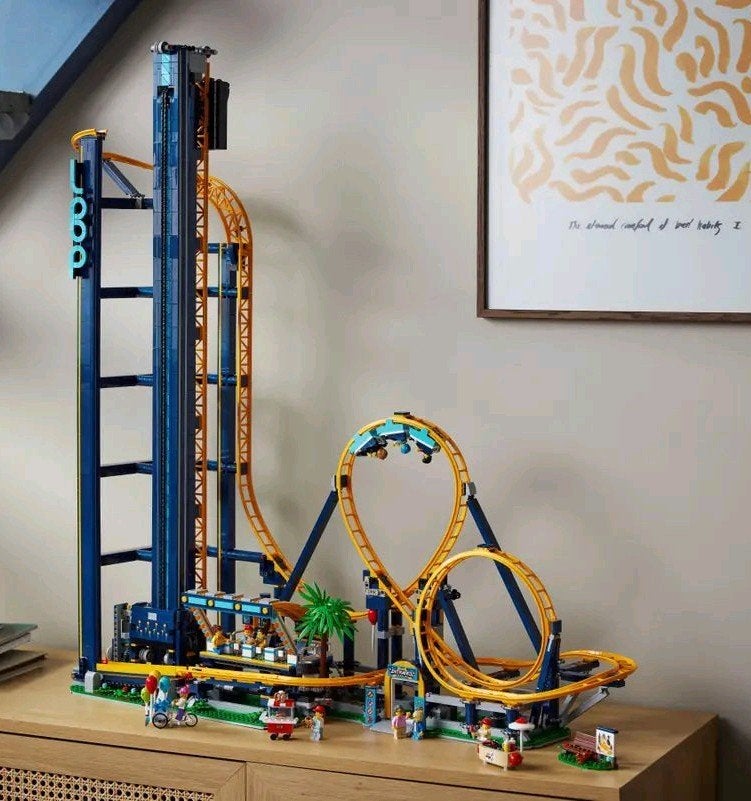 lego loop coaster 10303, Lego, Ophalen of Verzenden, Zo goed als nieuw, Complete set