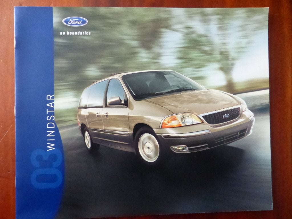 Ford USA Windstar 2003 brochure USA, Verzenden, Zo goed als nieuw, Ford