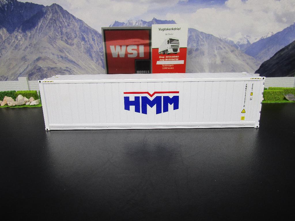 Wsi 04-2234 Premium Line , 40FT Reefer Container HMM, Ophalen, Nieuw, Bus of Vrachtwagen, Wsi