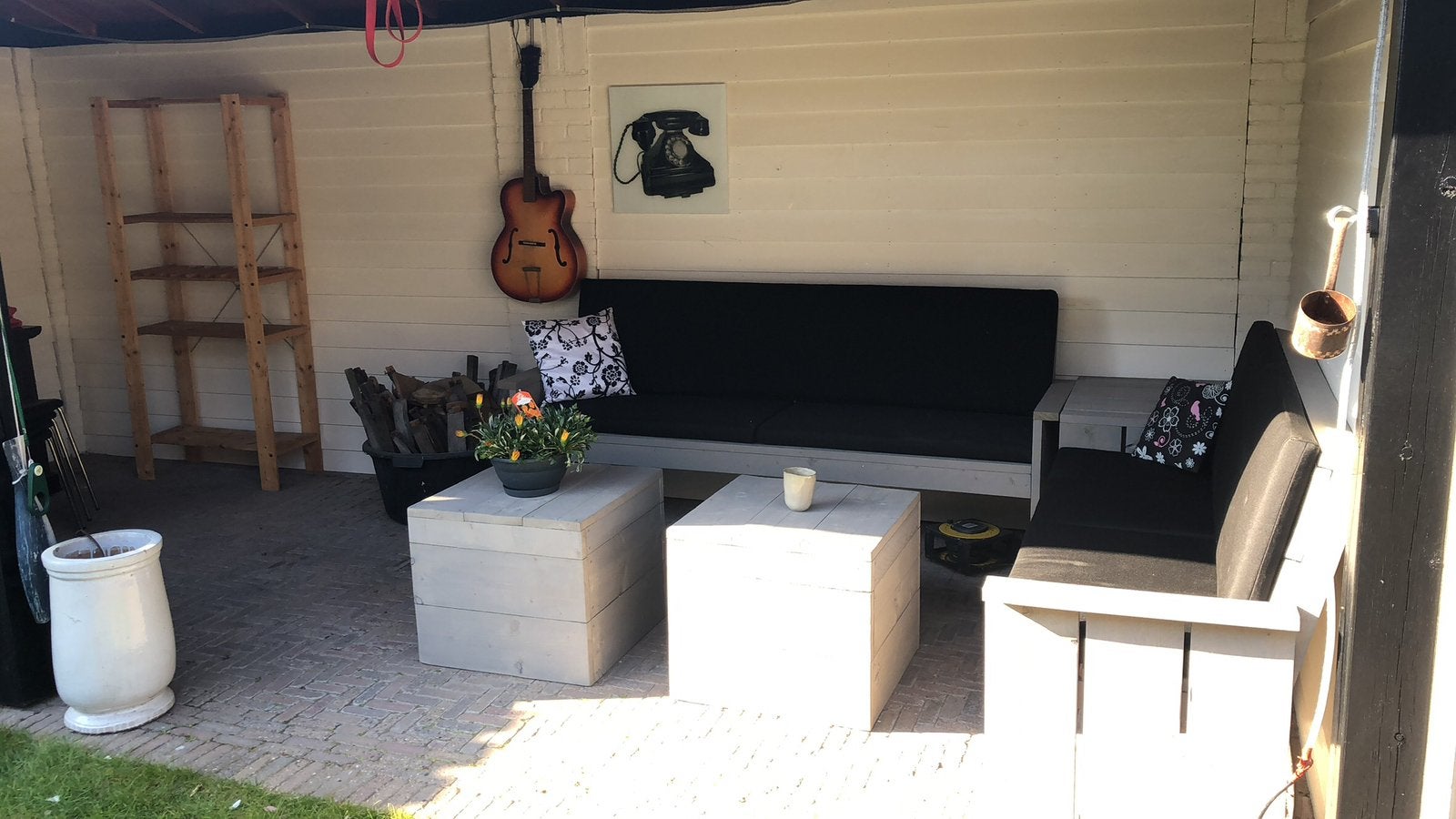 Tuinset inclusief kussens op maat, Tuin en Terras, Tuinsets en Loungesets, Ophalen, Zo goed als nieuw