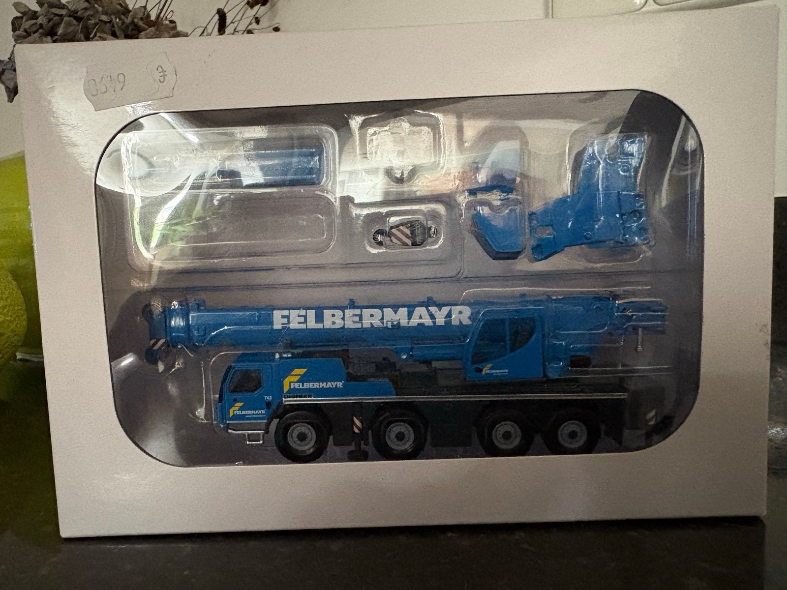 Liebherr LTM 1120-4.1 Felbermayr mobiele kraan model, Hobby en Vrije tijd, Modelauto's | 1:87, Ophalen of Verzenden, Nieuw, Hijskraan, Tractor of Landbouw