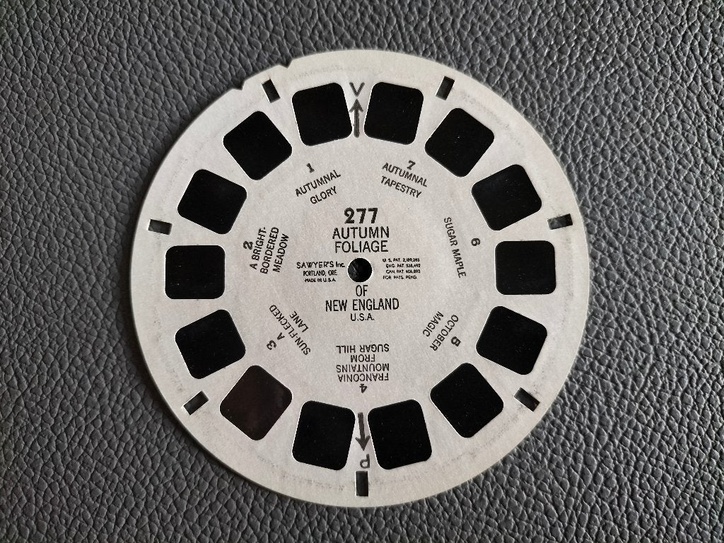 Viewmaster Autumn Foliage of New England - Amerika, Ophalen of Verzenden, Gebruikt