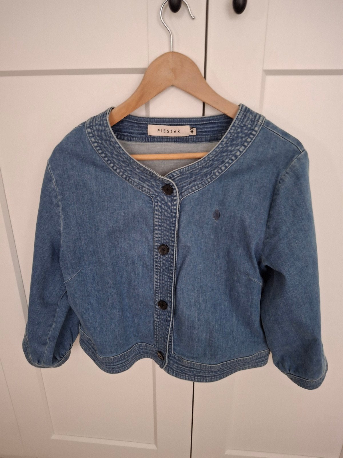 Spijkerjasje jack jeans Pieszak mt 40, Maat 38/40 (M), Blauw, Pieszak, Ophalen of Verzenden