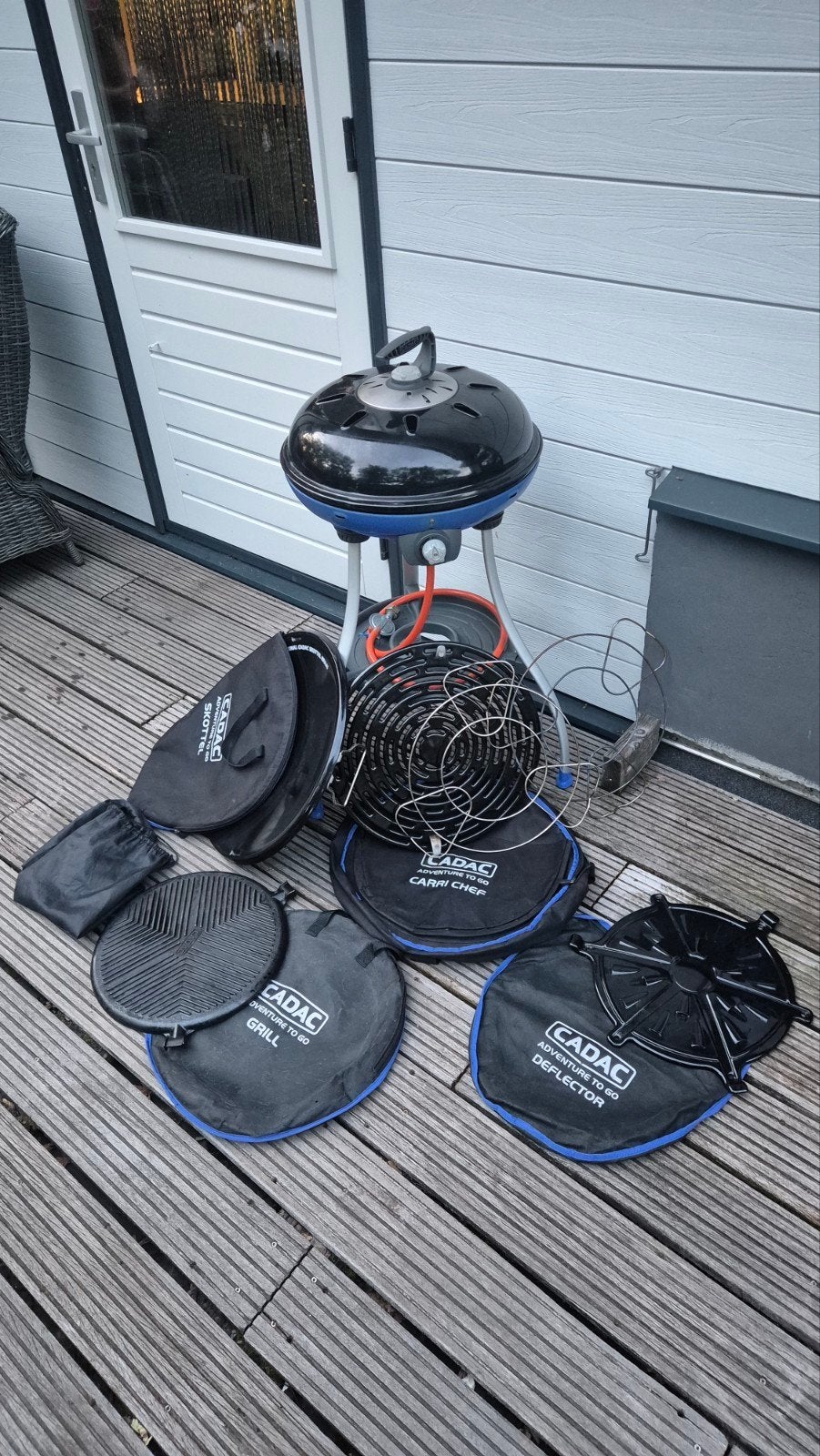 Cadac Carri Chef 2 BBQ met diverse accessoires, Tuin en Terras, Gasbarbecues, Ophalen, Gebruikt, Cadac