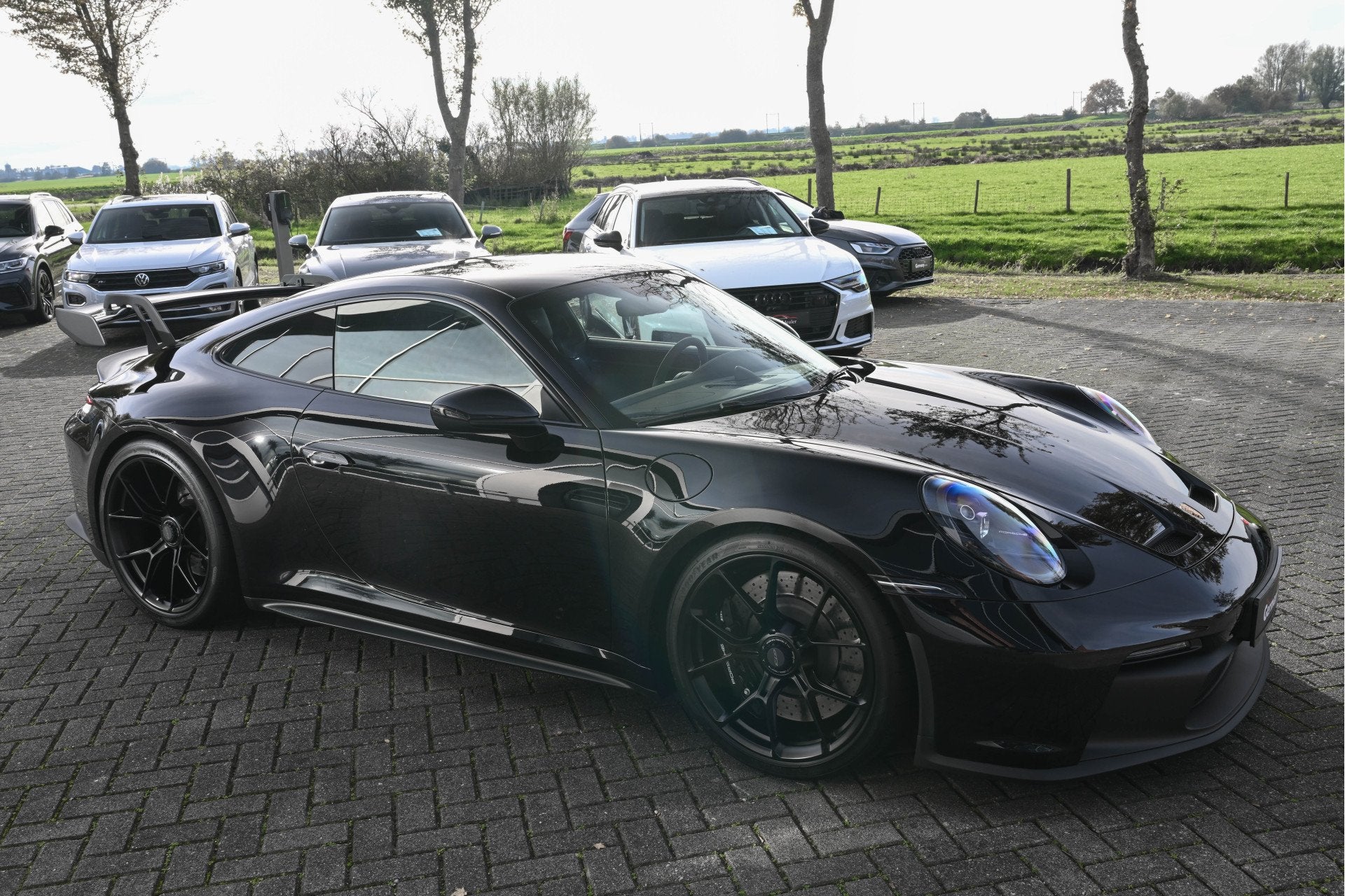 Porsche 911 4.0 GT3 510pk Clubsport PPF SportChrono PDLS Bos, Auto's, Achterwielaandrijving, Gebruikt, Zwart, 510 pk