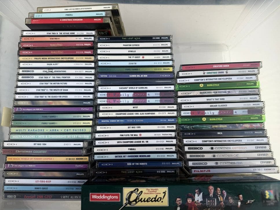 Grote collectie Philips CD-i games en VideoCD's, Spelcomputers en Games, Gebruikt, Overige genres, 1 speler, Ophalen of Verzenden