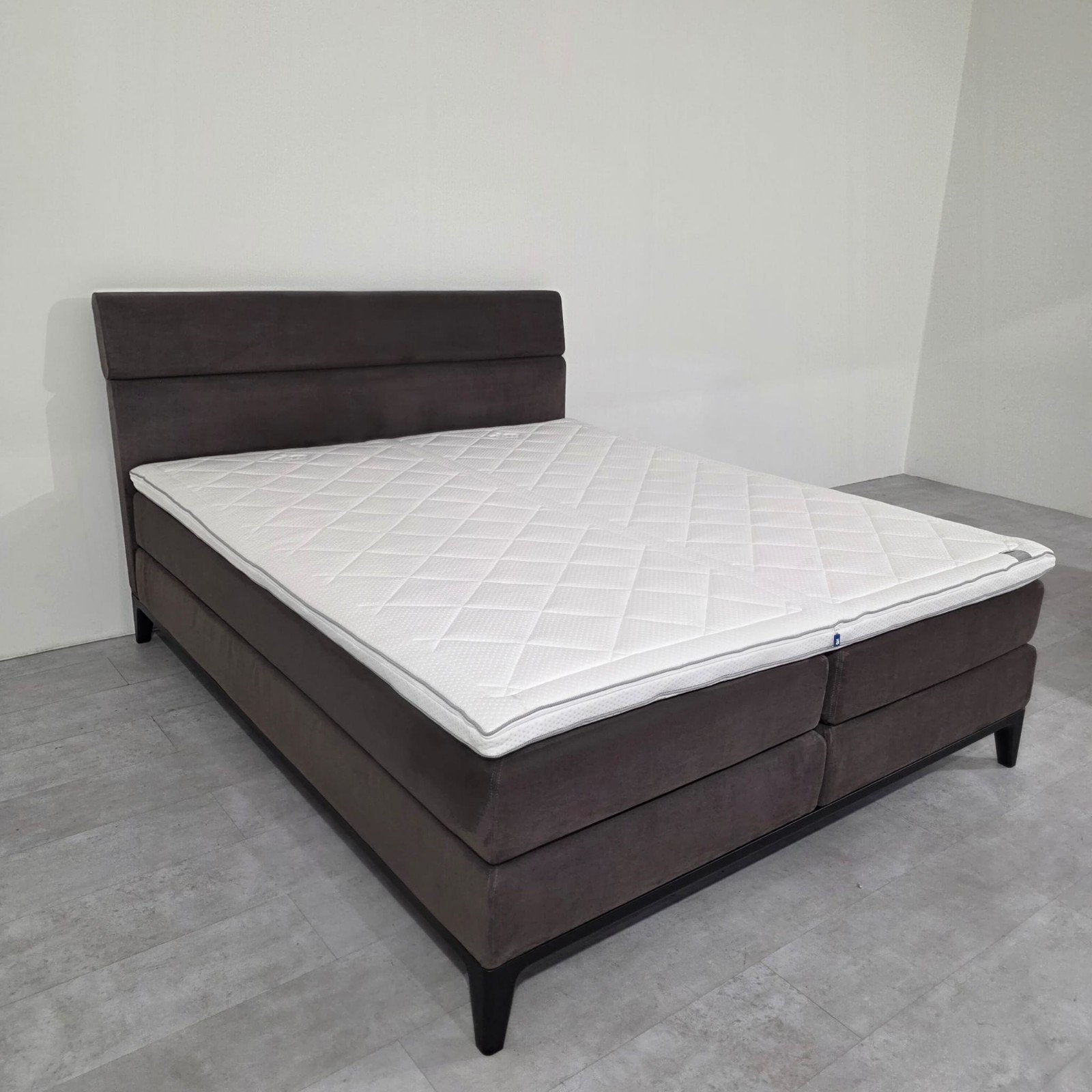 Auping Criade Boxspring 180x200, Gebruikt, Bruin, ., Tweepersoons