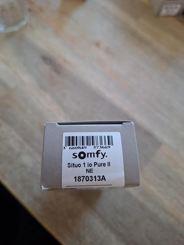 Somfy Situo 1 io Pure II Afstandsbediening, Minder dan 100 cm, Wit, Nieuw, Ophalen of Verzenden