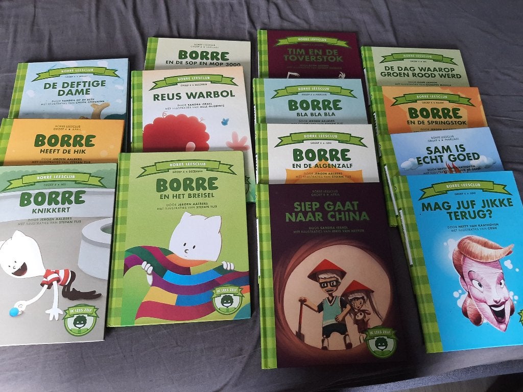 14 Borre Leesclub boekjes - Groep 4 & 5, Boeken, Kinderboeken | Jeugd | onder 10 jaar, Ophalen, Zo goed als nieuw, Fictie algemeen