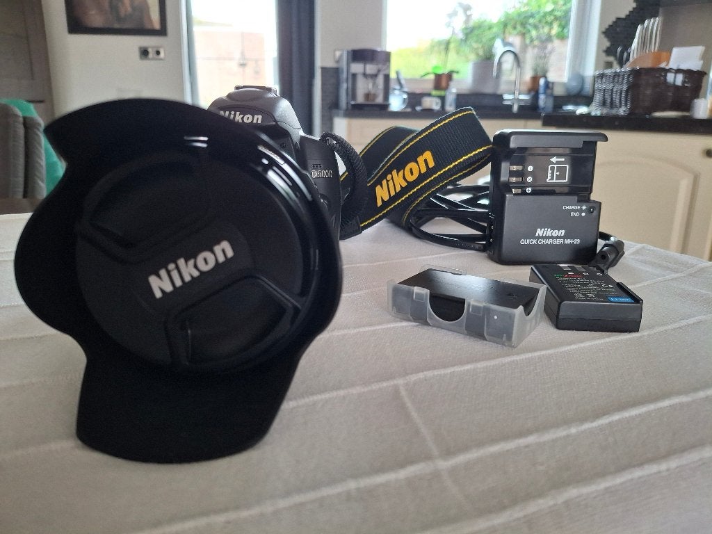 Nikon digitale camera D5000, Ophalen, Spiegelreflex, 12 megapixels, Zo goed als nieuw