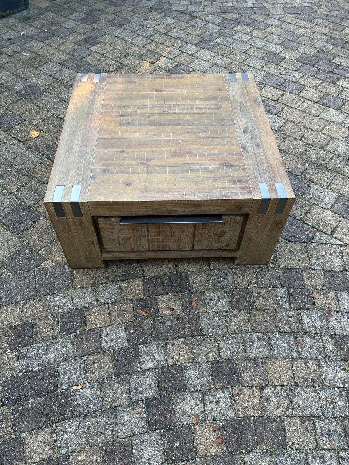 Salontafel bassano pronto warm grey, Ophalen, Overige materialen, Vierkant, 50 tot 100 cm