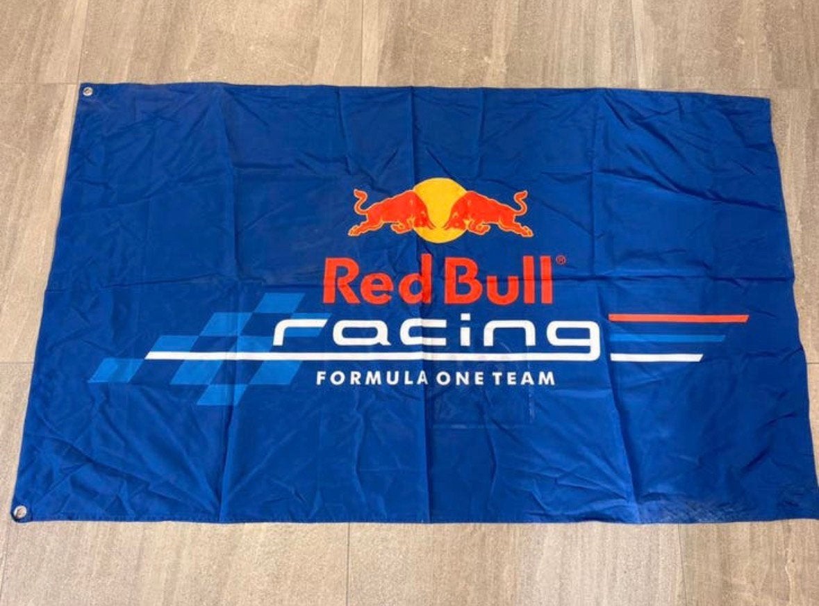 Vlag 150x90cm Red Bull F1-racing, Ophalen of Verzenden, Zo goed als nieuw