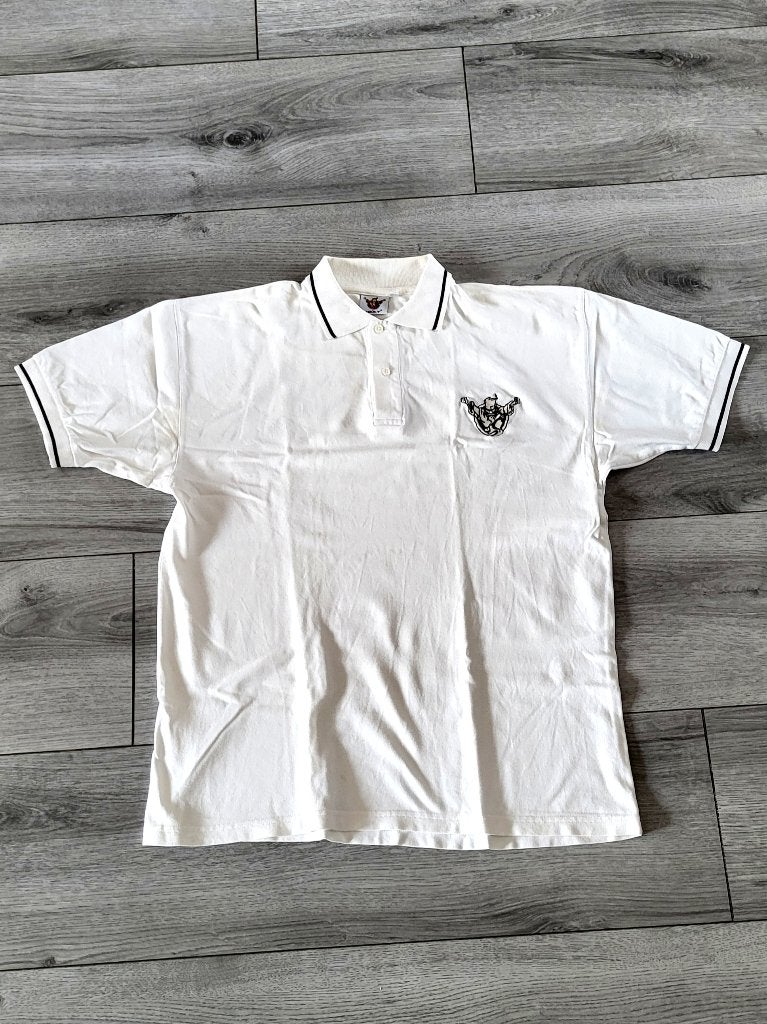 ID&T polo ( Thunderdome / Hardcore / Gabber / Terror ), Wit, ID&T, Maat 56/58 (XL), Ophalen of Verzenden