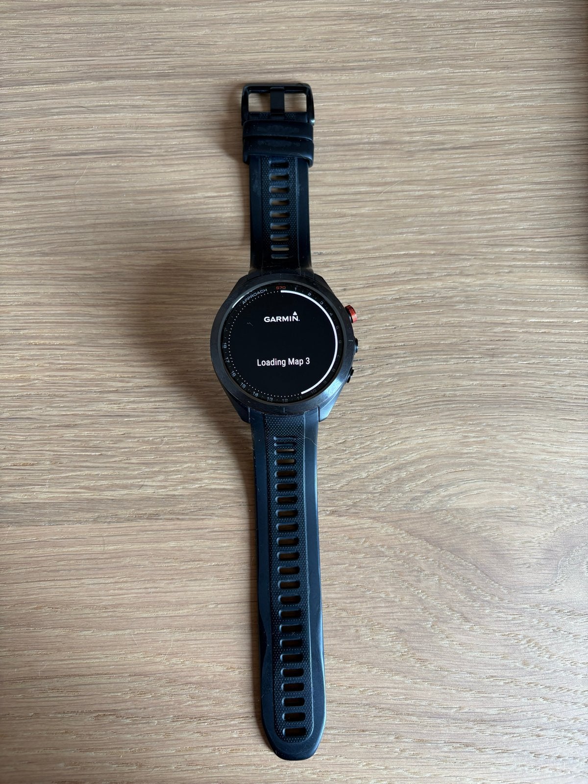 Garmin Approach S70 GPS Golfhorloge 47mm Zwart, Zwart, Ophalen of Verzenden, Waterdicht, Android