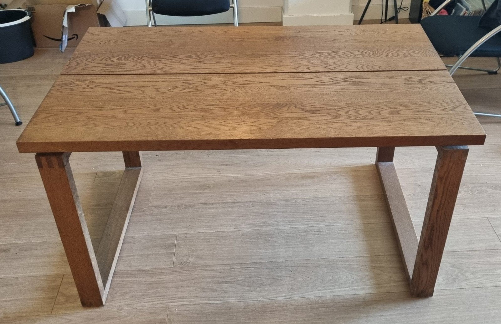 IKEA MÖRBYLÅNGA Eettafel - Eikenhout, Ophalen, Modern, Robuust, 100 tot 150 cm, Eikenhout