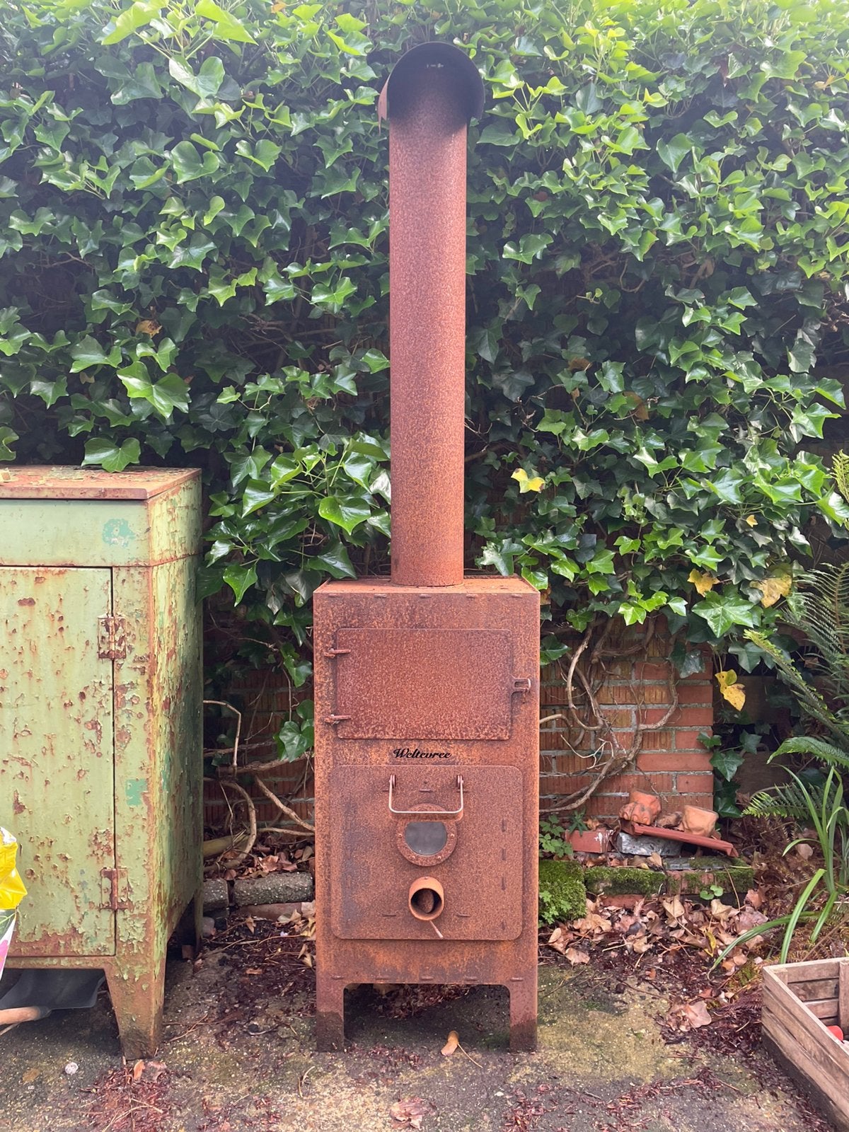 Weltevree outdooroven compleet, Ophalen, Zo goed als nieuw