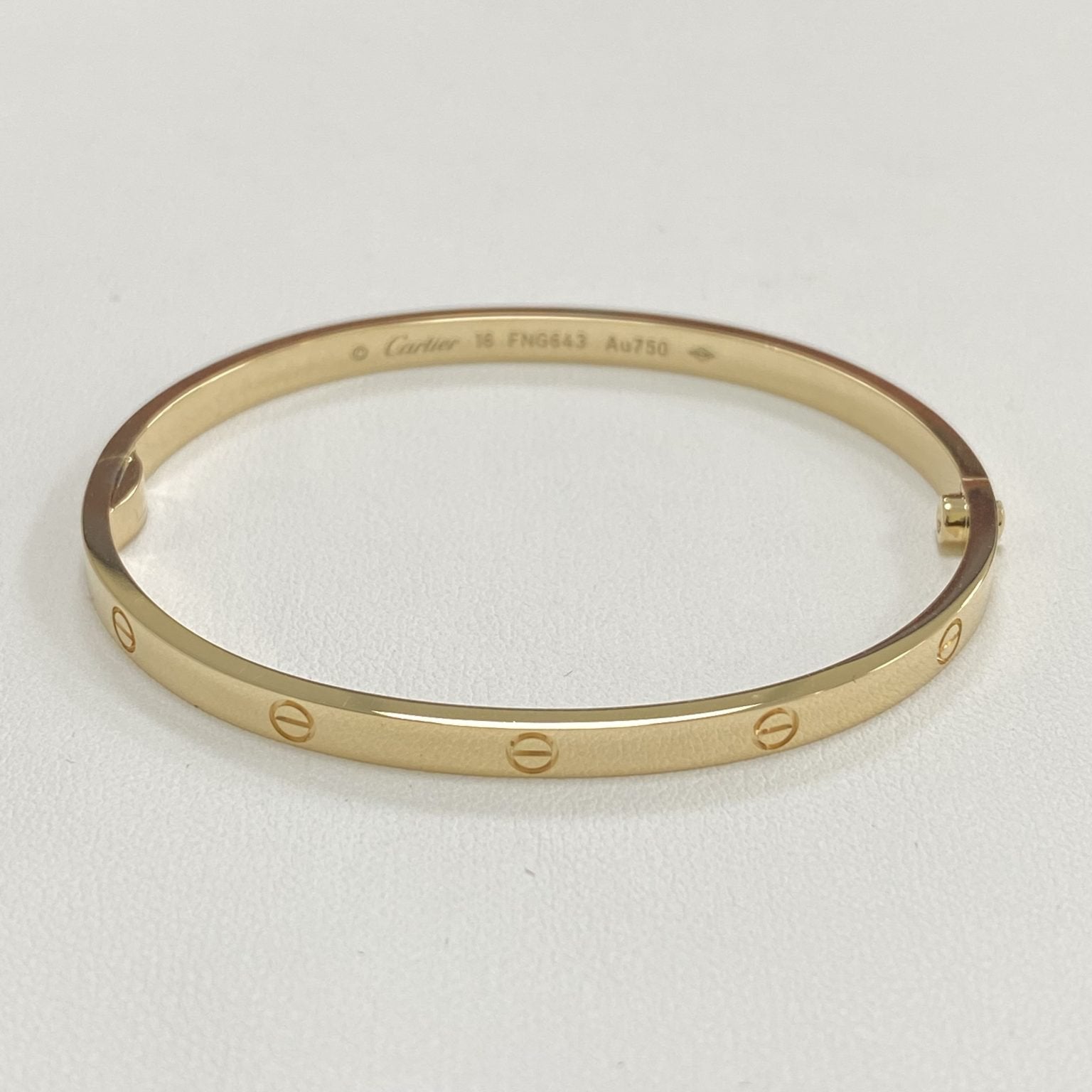 Love bracelet, Sieraden, Tassen en Uiterlijk, Armbanden, Ophalen of Verzenden, Nieuw, Goud, Goud