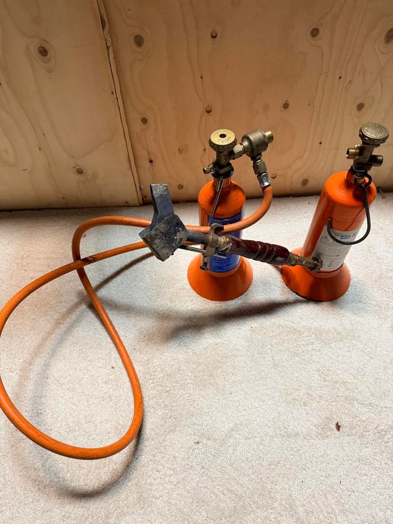 Soldeerbout met twee gasflessen, Ophalen, Gebruikt, Overige typen