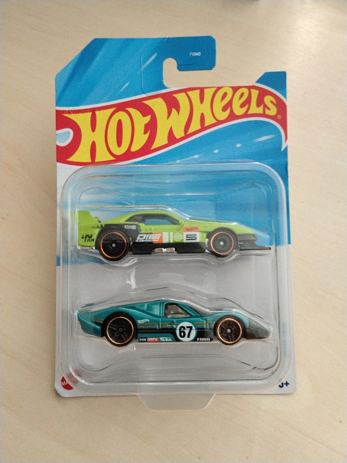 Hotwheels 2-pack Ford gt. Hot wheels, Hobby en Vrije tijd, Ophalen of Verzenden, Nieuw, Auto